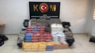 Konya’da 2 milyon liralık kaçak sigara operasyonu
