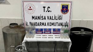 Manisa’da jandarmadan sahte içki operasyonu