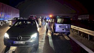 TEM’in Bolu geçişinde 3 araç çarpıştı: 7 yaralı