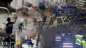 Yılbaşı öncesi 81 ilde kaçak alkol operasyonu. 171 şüpheli hakkında işlem yapıldı