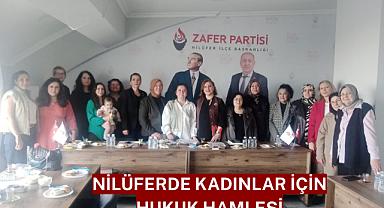 Nilüfer’de Kadınlar İçin Hukuk Hamlesi: Zafer Partisi’nden Ücretsiz Destek ve İş Hakları Panelleri