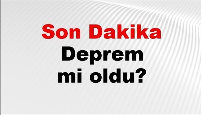 Son dakika Malatya'da deprem mi oldu? Az önce deprem Malatya'da nerede oldu? Malatya deprem Kandilli ve AFAD son depremler listesi 05 Şubat 2026