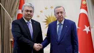 Cumhurbaşkanı Erdoğan, Kazakistan Dışişleri Bakanı Koşerbayev ile görüştü