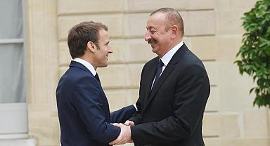 Macron'dan İlham Aliyev'e İran'dan tahliye için teşekkür