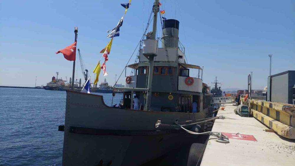 ‘Yüzen müze’ mayın gemisi Tekirdağ’da