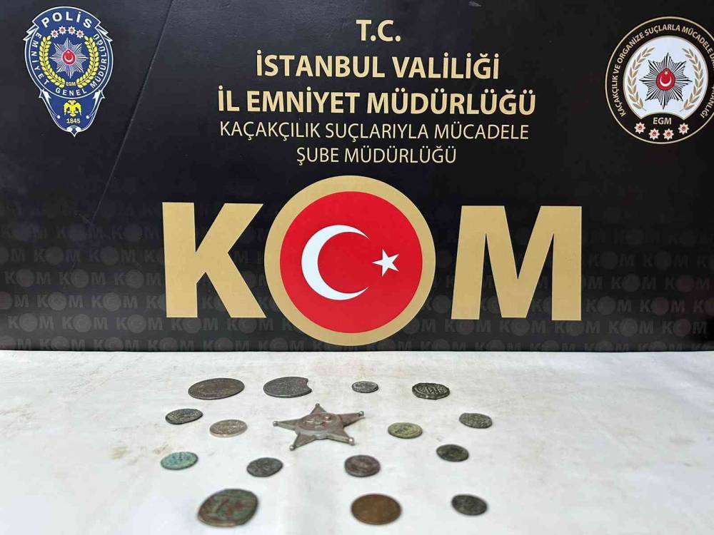 İstanbul’da tarihi eser operasyonu: 448 eser ele geçirildi