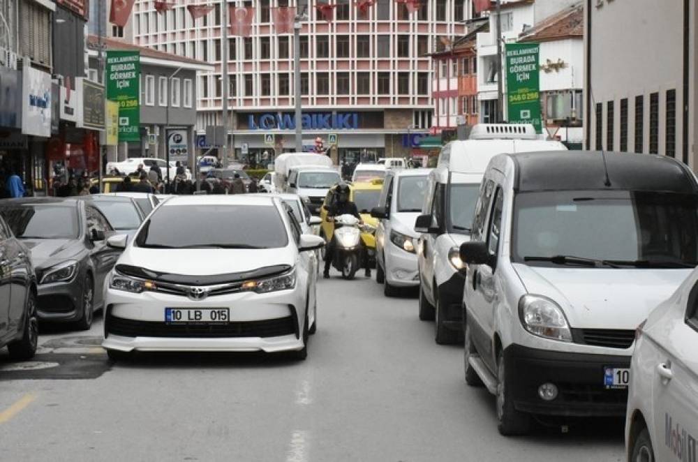 Balıkesir’de araç sayısı 539 bin oldu