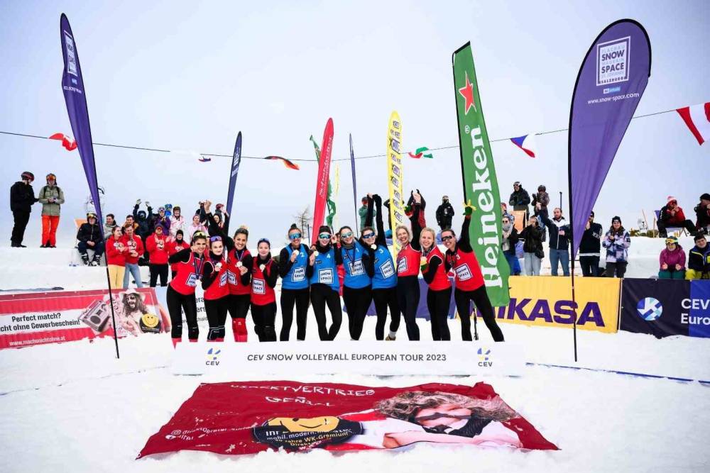 Milliler, CEV Kar Voleybolu Avrupa Turu Wagrain Etabı’nda şampiyon oldu