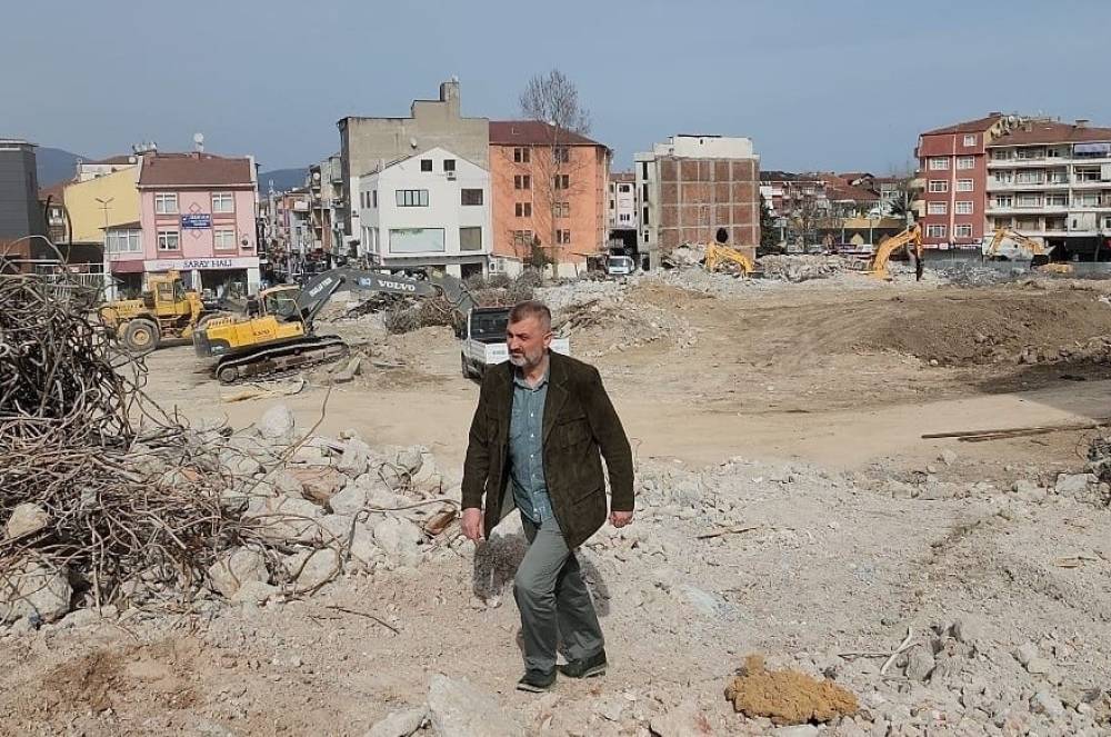 Gölcük’te kentsel dönüşüm yıkımları tamamlanmak üzere
