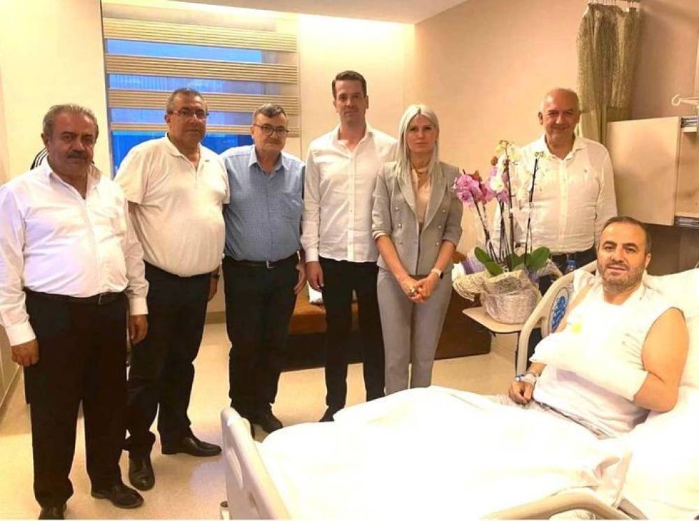 Başkan V. Subaşı Cafer Elmas’ı ziyaret etti
