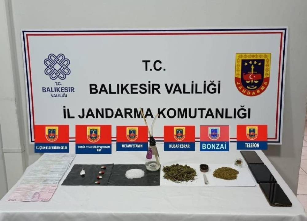 Gönen’de uyuşturucu operasyonunda 4 kişi yakalandı