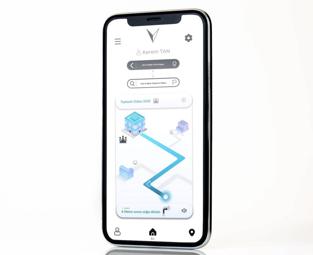 Artık kaybolma yok kurum içi navigasyon uygulaması hayata geçiyor
