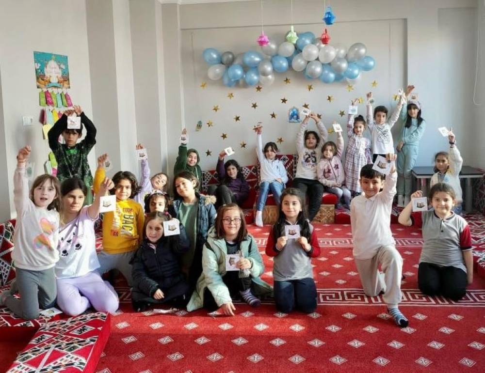 Minikler ramazan atölyesinde buluşuyor