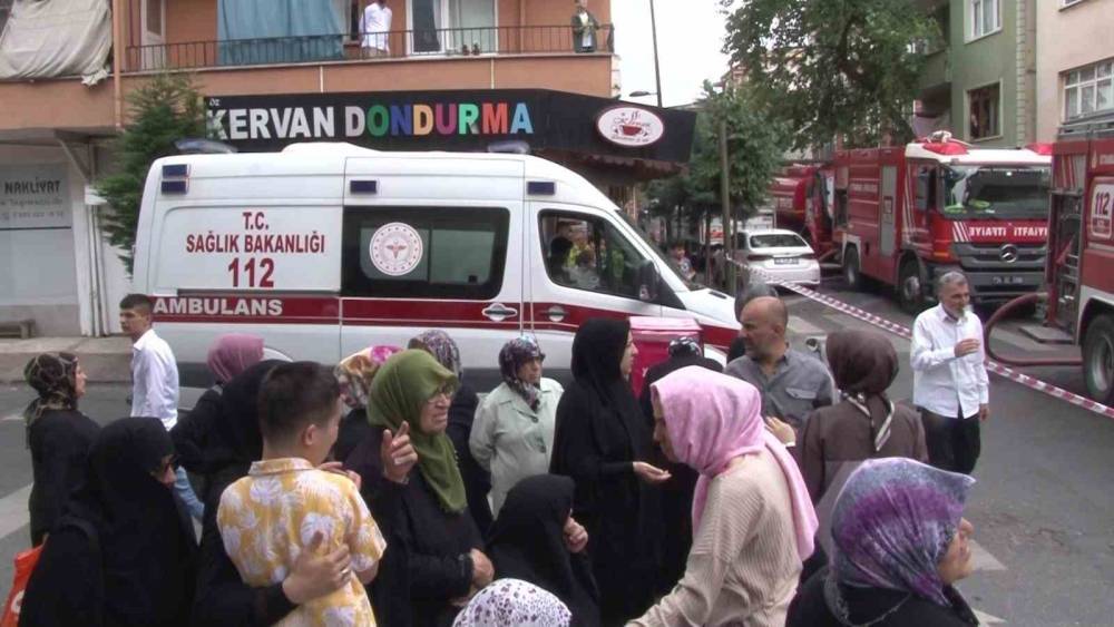 Ümraniye’de korkutan yangın: 1 kişi yaralandı