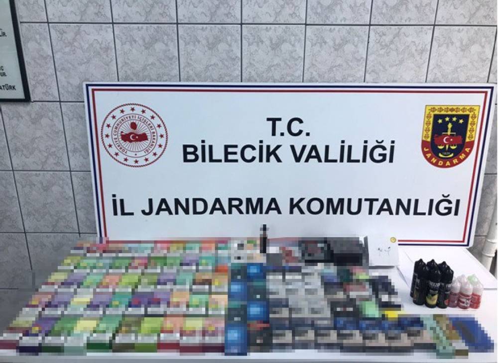 Bilecik’te sigara ve elektronik eşya kaçakçılığı operasyonu