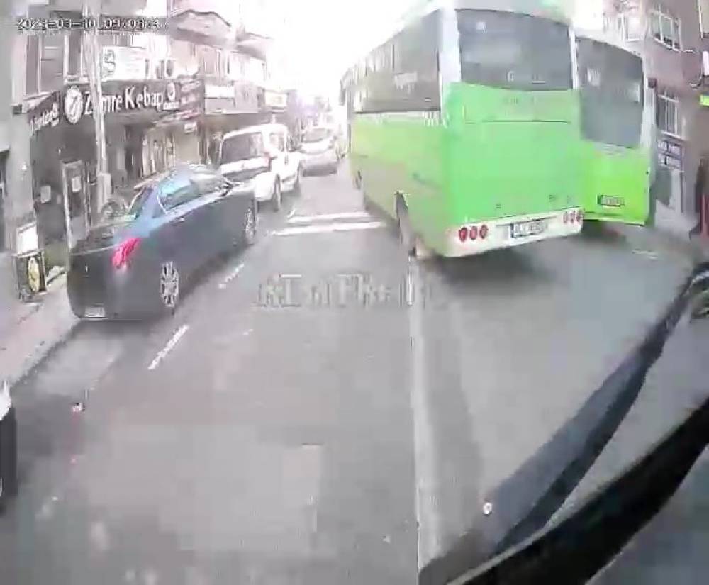 Ömer’e çarpıp kaçan özel halk otobüsünün sürücüsü yakalandı