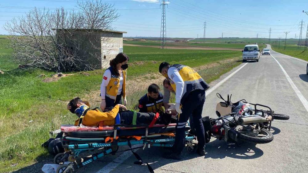 Çorlu’da trafik kazası: 2 yaralı