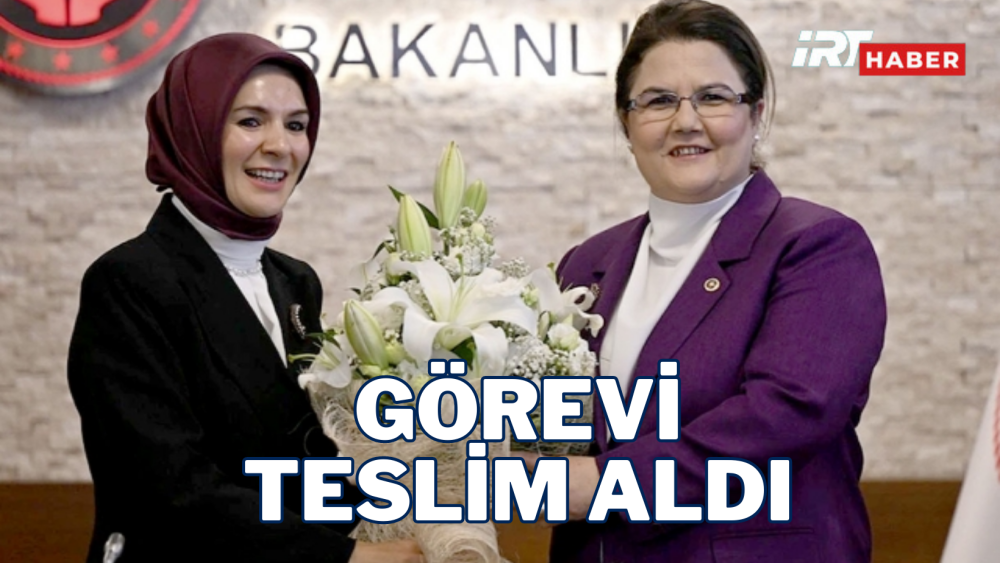 Aile ve Sosyal Hizmetler Bakanı Mahinur Özdemir Göktaş, görevi Derya Yanık'tan devraldı