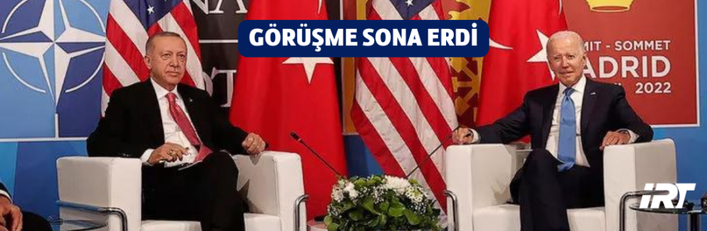 Cumhurbaşkanı Erdoğan-ABD Başkanı Biden görüşmesi sona erdi