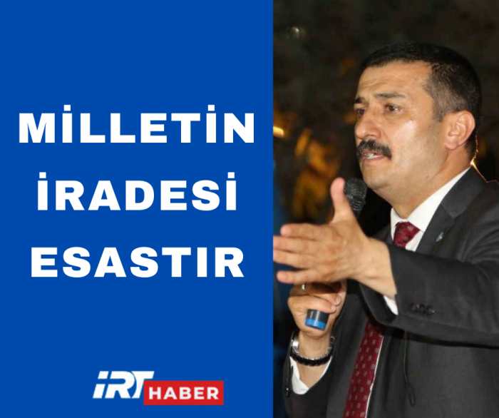 İYİ Partili Milletvekili Türkoğlu'ndan 'irade' mesajı