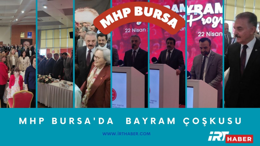MHP Bursa salonlara sığmadı bayramlaşma coşkusu.