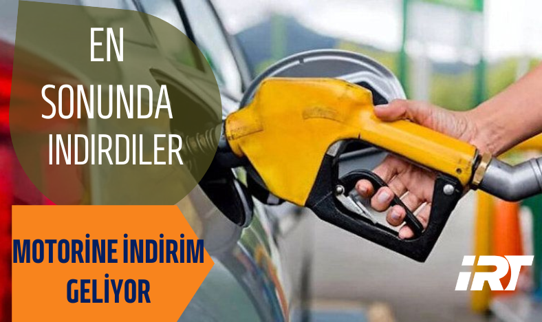 Motorine beklenen indirim geldi.