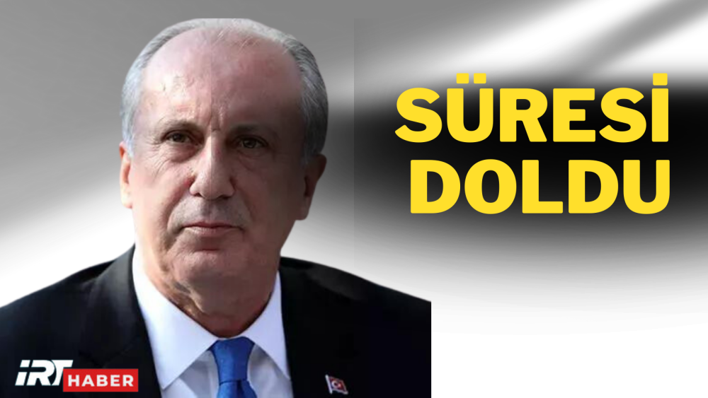 Muharrem İnce Resmi olarakta aday. Ysk kararını verdi
