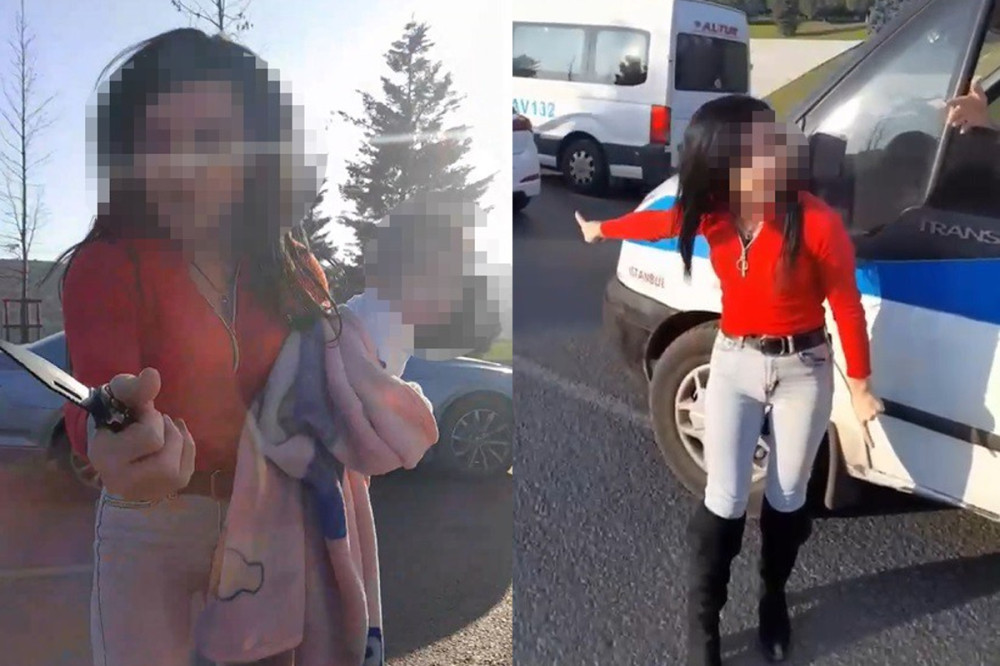 O kadın yakalandı