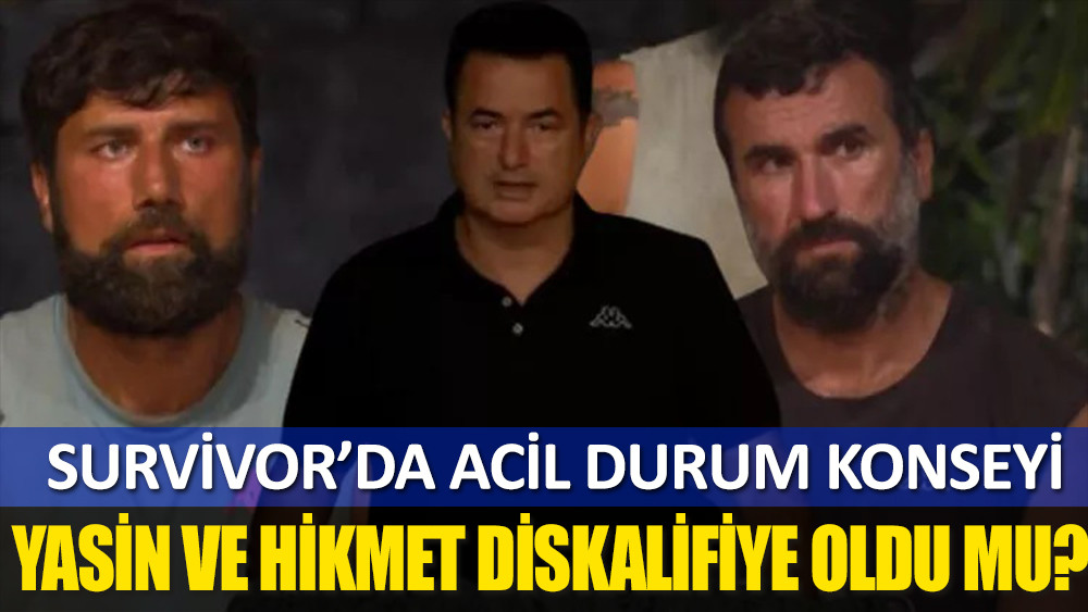 Survivor'da kavga eden Yasin ve Hikmet diskalifiye oldu mu? Acun Ilıcalı açıkladı!